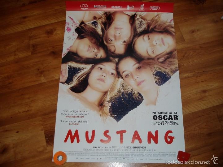 Cinema: MUSTANG. POSTER O CARTEL ORIGINAL PELICULA. BUEN ESTADO.