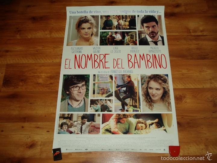Cin&eacute;ma: EL NOMBRE DEL BAMBINO. POSTER O CARTEL ORIGINAL PELICULA. BUEN ESTADO.