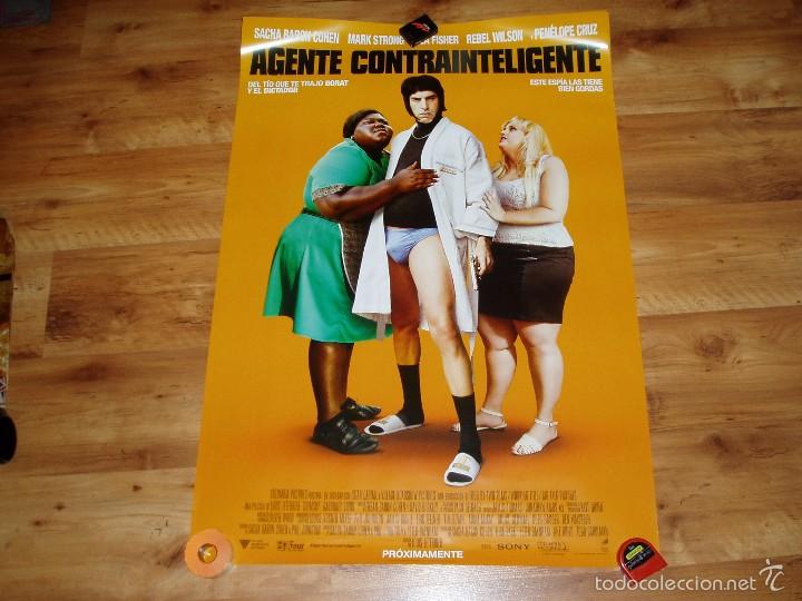 Cin&eacute;ma: AGENTE CONTRAINTELIGENTE. POSTER O CARTEL ORIGINAL PELICULA. BUEN ESTADO.