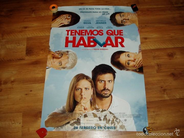 Cine: TENEMOS QUE HABLAR. POSTER O CARTEL ORIGINAL PELICULA. BUEN ESTADO.
