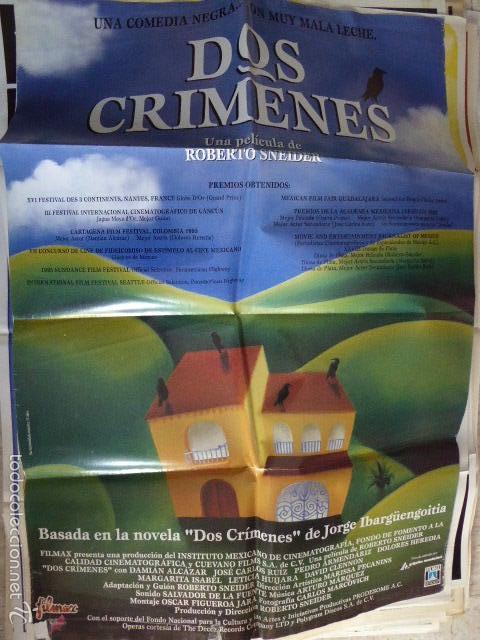 Cine: DOS CRIMENES. CARTEL DE CINE- MOVIE POSTER