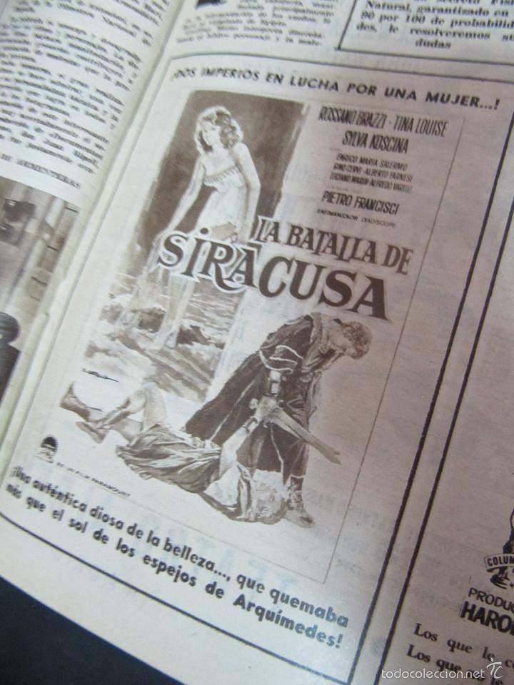 Cine: PUBLICIDAD PELICULAS REVISTA HOLA. EL MUNDO COMICO DE HAROLD LLOYD LA BATALLA DE SIRACUSA EJERCICIO