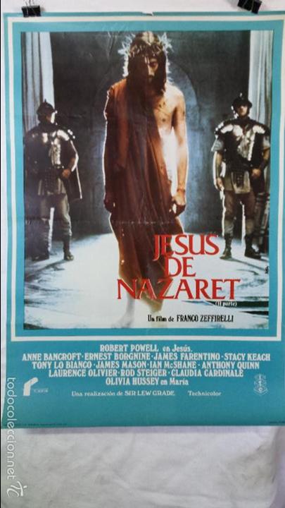 Cine: ANTIGUO CARTEL DE CINE 70 X 100 CM. JES&Uacute;S DE NAZARET II PARTE - 1978