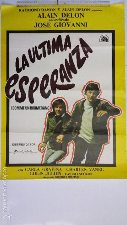 Cinema: ANTIGUO CARTEL DE CINE 70 X 100 CM. LA &Uacute;LTIMA ESPERANZA - 1976