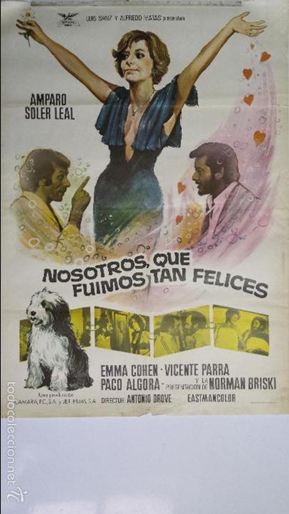 Cine: ANTIGUO CARTEL DE CINE 70 X 100 CM. NOSOTROS QUE FUIMOS TAN FELICES - 1976