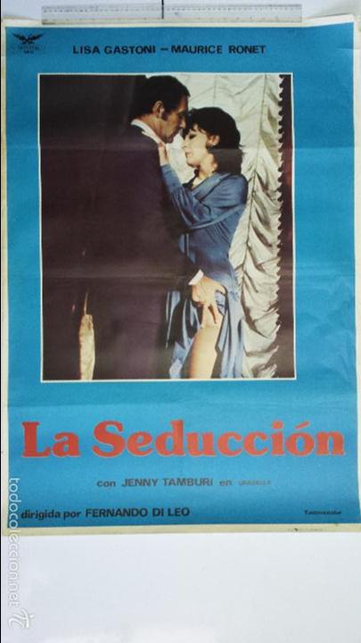 Cinema: ANTIGUO CARTEL DE CINE 70 X 100 CM. LA SEDUCCI&Oacute;N - 1978