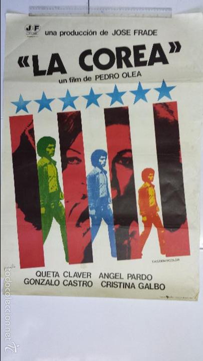 Cinema: ANTIGUO CARTEL DE CINE 70 X 100 CM. LA COREA - 1976