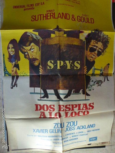Cine: DOS ESPIAS A LO LOCO. CARTEL DEL CINE- MOVIE POSTER