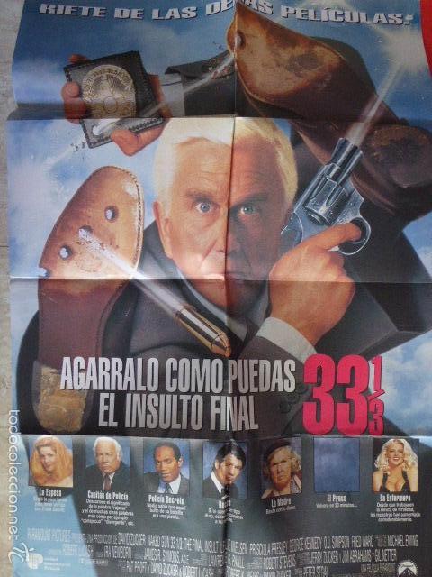 Cinema: AGARRALO COMO PUEDAS . EL INSULTO FINAL. CARTEL DEL CINE- MOVIE POSTER