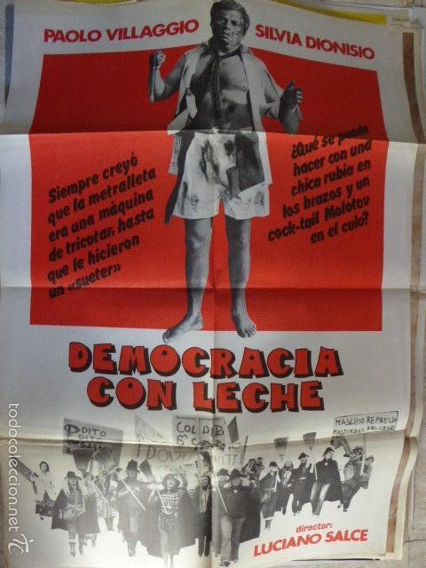 Cinema: DEMOCRACIA CON LECHE. CARTEL DEL CINE- MOVIE POSTER