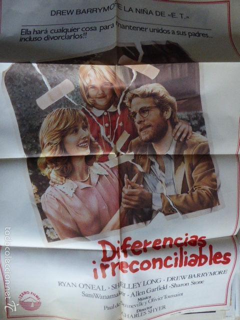 Cinema: DIFERENCIAS IRRECONCILIABLES. CARTEL DE CINE - MOVIE POSTER