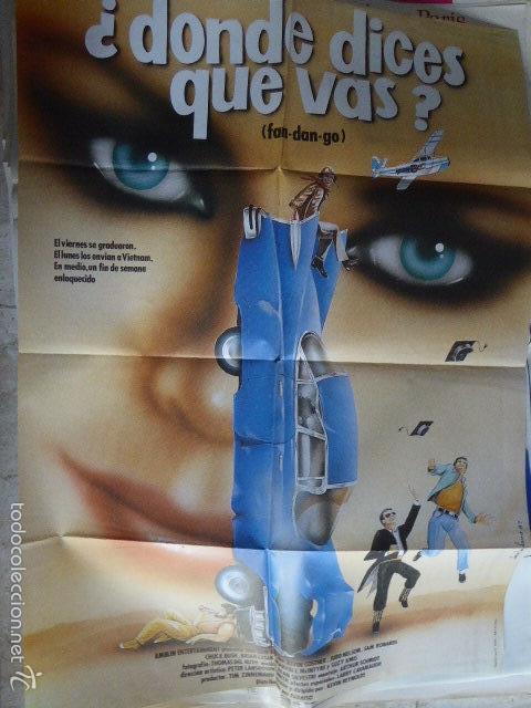 Cinema: DONDE DICES QUE VAS?. CARTEL DE CINE - MOVIE POSTER