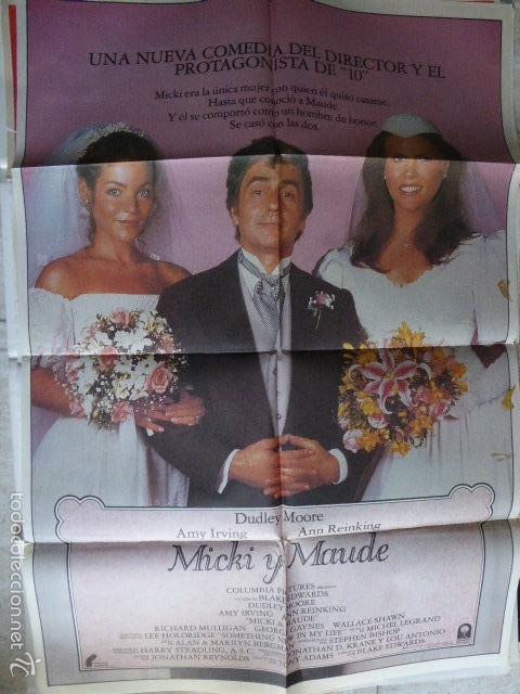 Cinema: MICKI Y MAUDE. CARTEL DE CINE - MOVIE POSTER