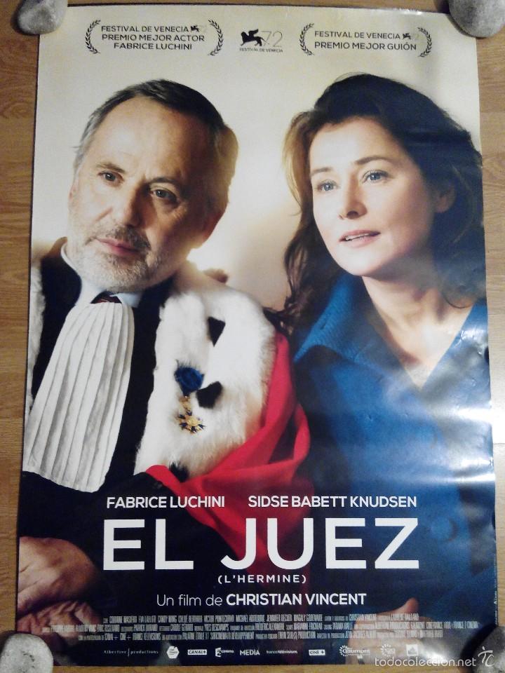Cinema: El juez - aprox 70x100 Cartel ORIGINAL cine (L26)