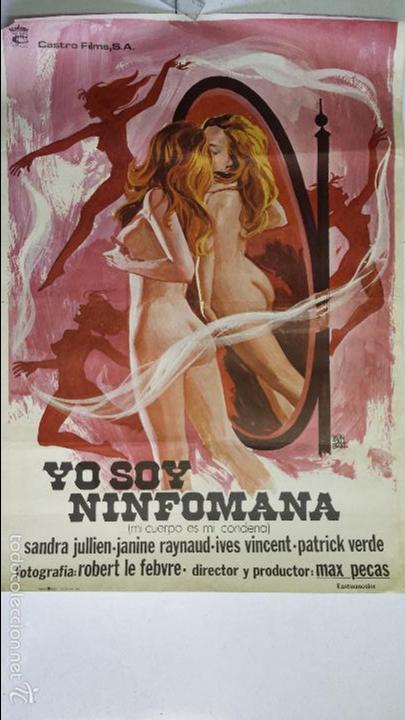 Cinema: ANTIGUO Y ORIGINAL CARTEL DE CINE 70 X 100 CM. YO SOY NINFOMANA - 1971