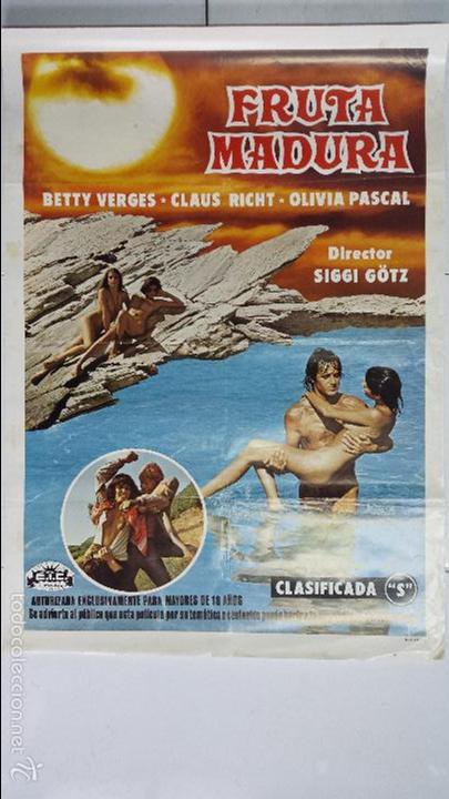 Cinema: ANTIGUO Y ORIGINAL CARTEL DE CINE 70 X 100 CM. FRUTA MADURA - 1977