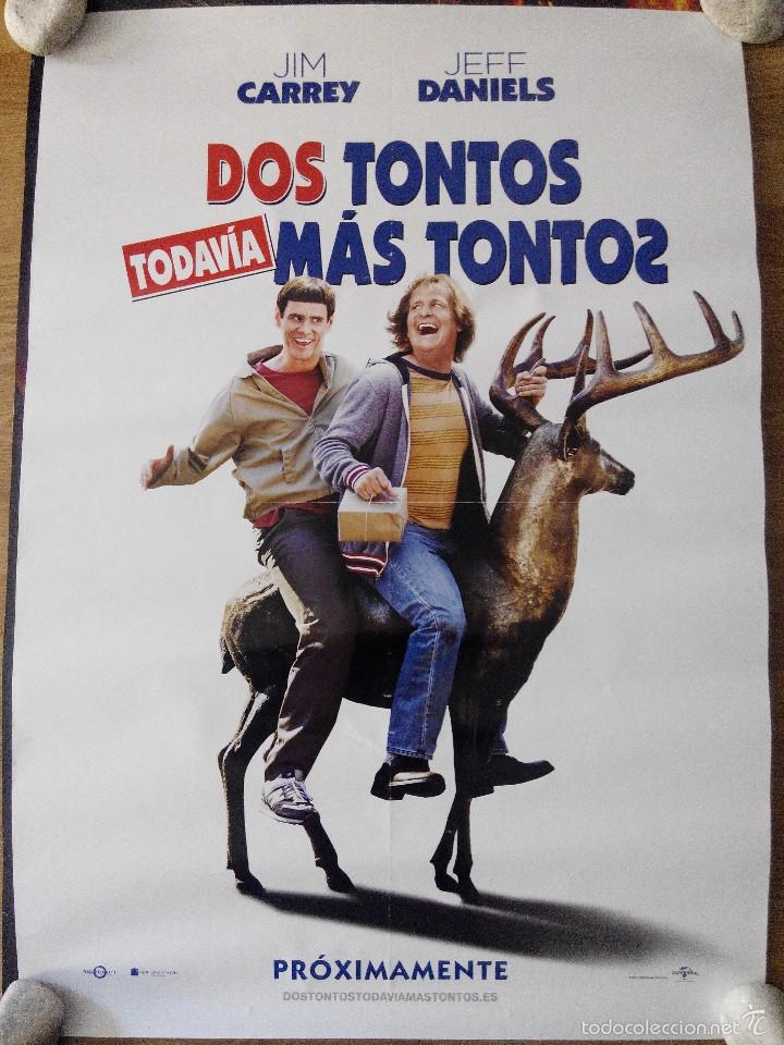 Cinema: Dos tontos todav&iacute;a mas tontos - aprox 70x100 Cartel ORIGINAL cine (L27)