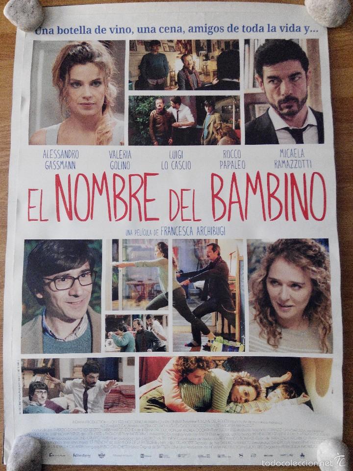Cinema: El nombre del bambino - aprox 70x100 Cartel ORIGINAL cine (L27)