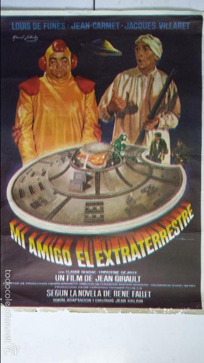 Cinema: ANTIGUO CARTEL DE CINE 70 X 100 CM. MI AMIGO EL EXTRATERRESTRE - 1981