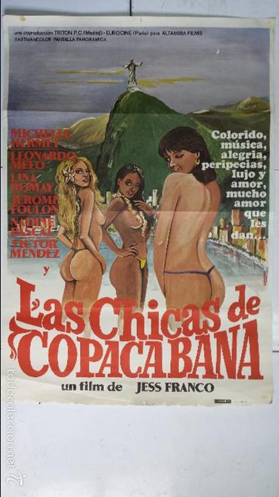 Cinema: ANTIGUO CARTEL DE CINE 70 X 100 CM. LAS CHICAS DE COPACABANA - 1981
