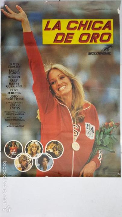 Cinema: ANTIGUO CARTEL DE CINE 70 X 100 CM. LA CHICA DE ORO - 1979