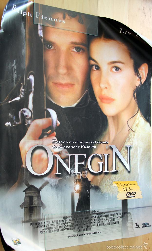 Kino: ONEGIN CARTEL CINE COLUMBIA-RALPH FIENNES & LIV TYLER 80 x 60