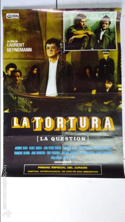 Cinema: ANTIGUO CARTEL DE CINE 70 X 100 CM. LA TORTURA - 1969