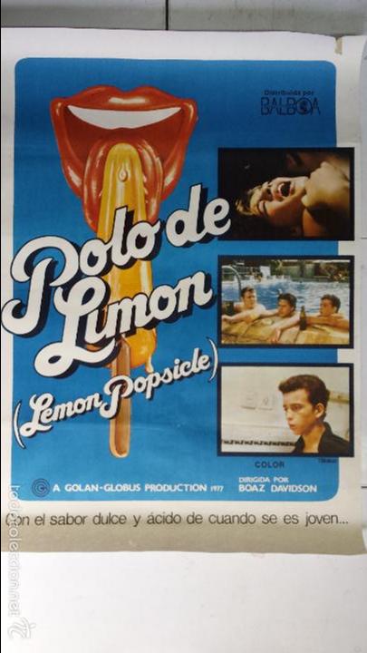 Cinema: ANTIGUO CARTEL DE CINE 70 X 100 CM. POLO DE LIM&Oacute;N - 1978