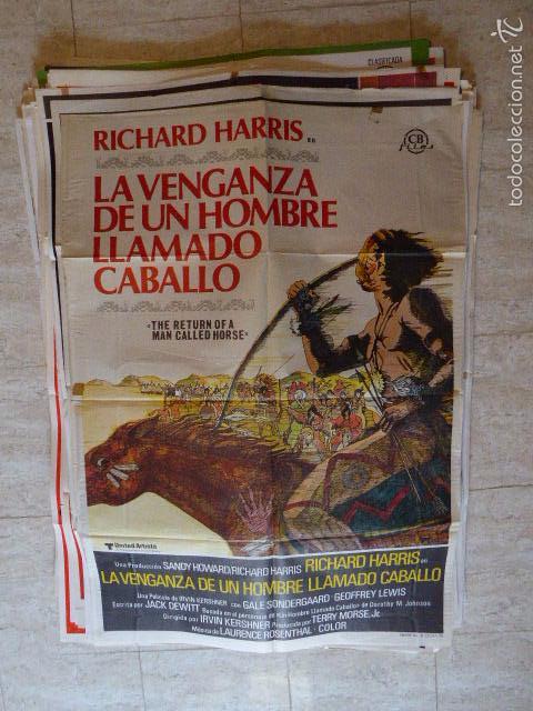 Cinema: LA VENGANZA DE UN HOMBRE LLAMADO CABALLO. CARTEL DE CINE-MOVIE POSTER