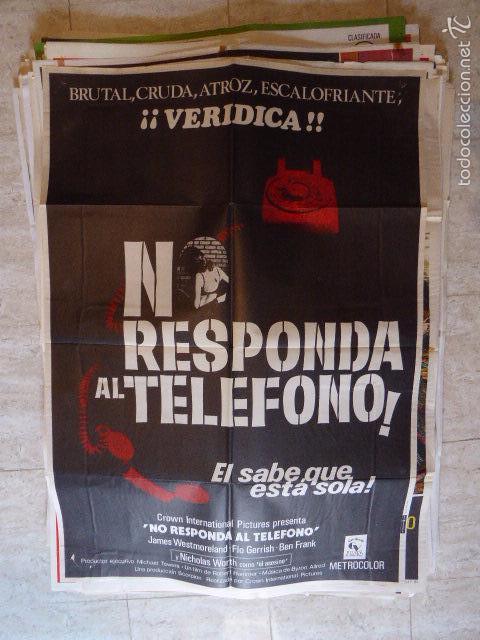 Cin&eacute;ma: NO RESPONDA AL TELEFONO. CARTEL DE CINE-MOVIE POSTER