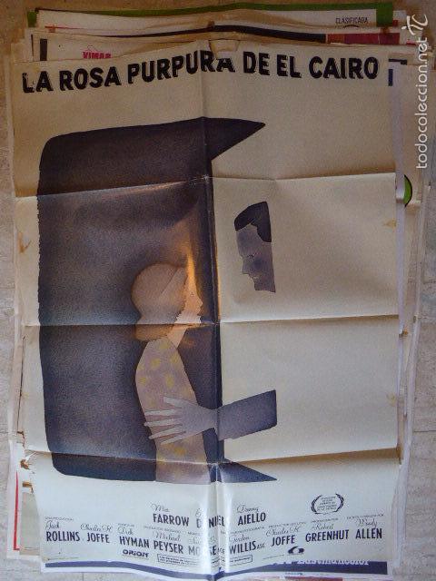 Cinema: LA ROSA PURPURA DEL CAIRO. CARTEL DE CINE-MOVIE POSTER
