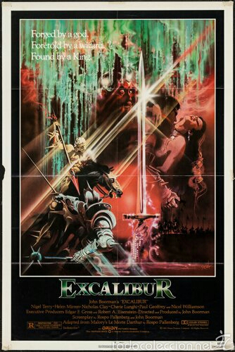 Cine: P&oacute;ster de la pel&iacute;cula &rdquo;Excalibur&rdquo; (1981) - Foto 1