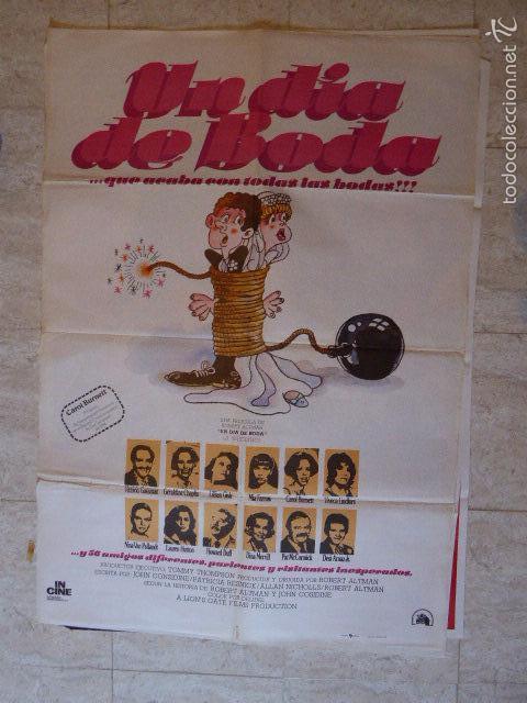 Cinema: UN DIA DE BODA. CARTEL DE CINE - MOVIE POSTER