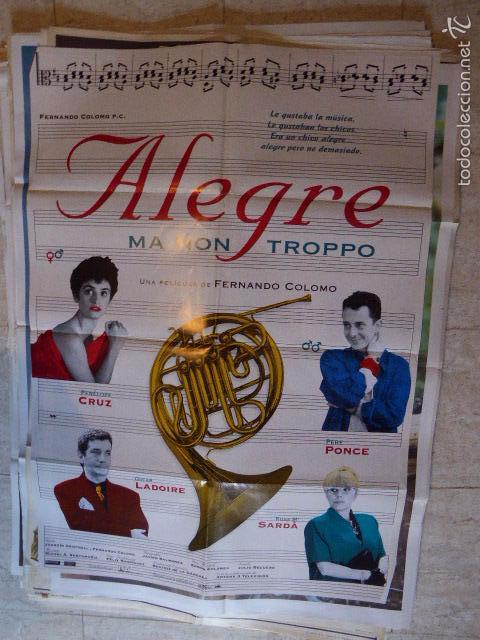 Cinema: ALEGRE CARTEL DE CINE - MOVIE POSTER