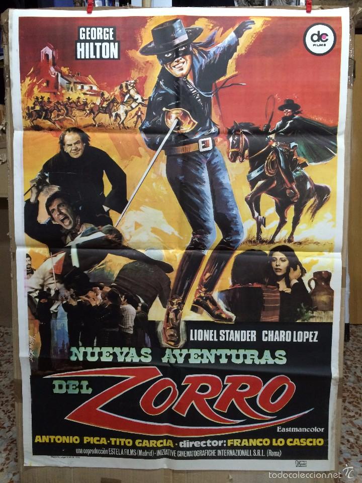 Cinema: NUEVAS AVENTURAS DEL ZORRO. GEORGE HILTON, LIONEL STANDER, CHARO LOPEZ