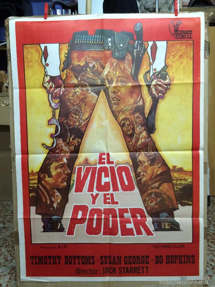 Cinema: EL VICIO Y EL PODER. TIMOTHY BOTTOMS, SUSAN GEORGE, BO HOPKINS. A&Ntilde;O 1977.