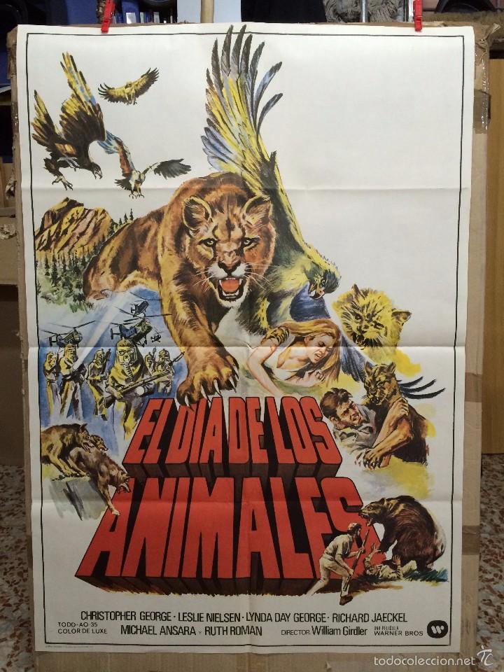 Cinema: EL DIA DE LOS ANIMALES. CHRISTOPHER GEORGE, LESLIE NIELSEN. A&Ntilde;O 1978.