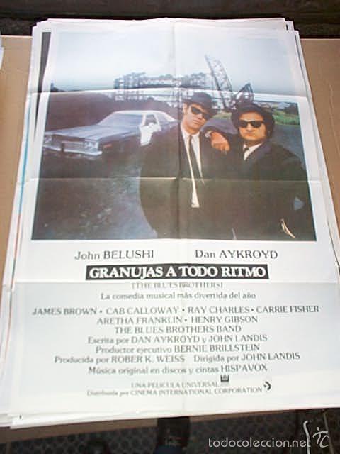 Cine: The Blues Brothers GraNujas a todo Ritmo. Poster original de 70x100cm.