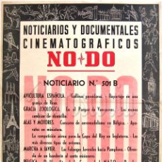 Cine: CARTEL DEL NOTICIARIO DOCUMENTAL NODO Nº 501 B (VER LOS ACONTECIMIENTOS) ORIGINAL