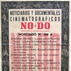 Cine: CARTEL DEL NOTICIARIO DOCUMENTAL NODO Nº 588 A (VER LOS ACONTECIMIENTOS) ORIGINAL