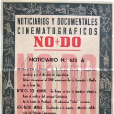 Cine: CARTEL DEL NOTICIARIO DOCUMENTAL NODO Nº 652 A (VER LOS ACONTECIMIENTOS) ORIGINAL