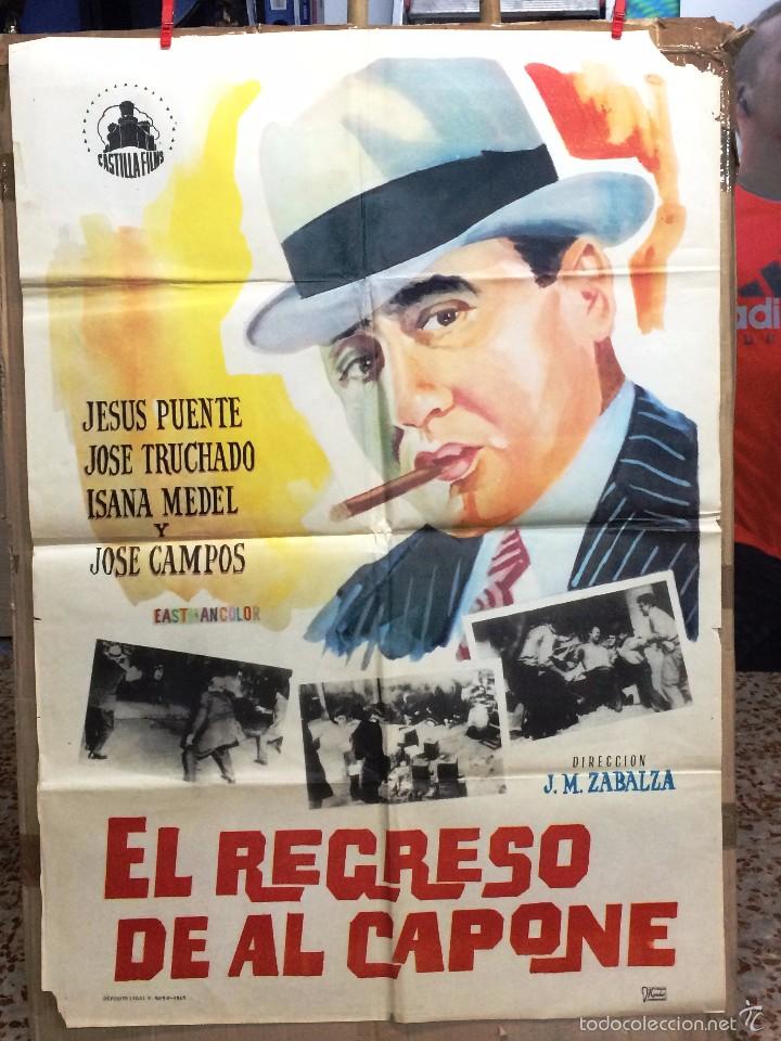 Cin&eacute;ma: CARTEL DE CINE ORIGINAL 70X100 EL REGRESO DE AL CAPONE
