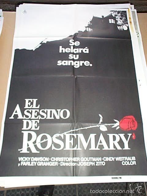 Cine: Poster original de cine 70x100cm EL ASESINO DE ROSEMARY