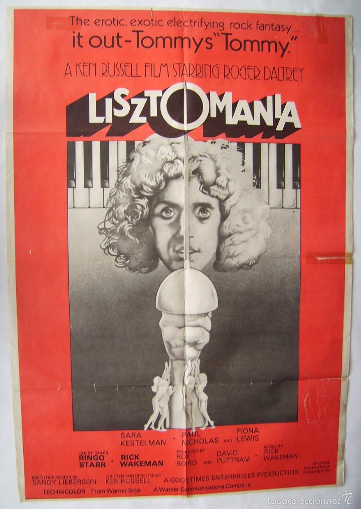 Cine: LISZTOMANIA, con Ringo Starr. POSTER, - Foto 1