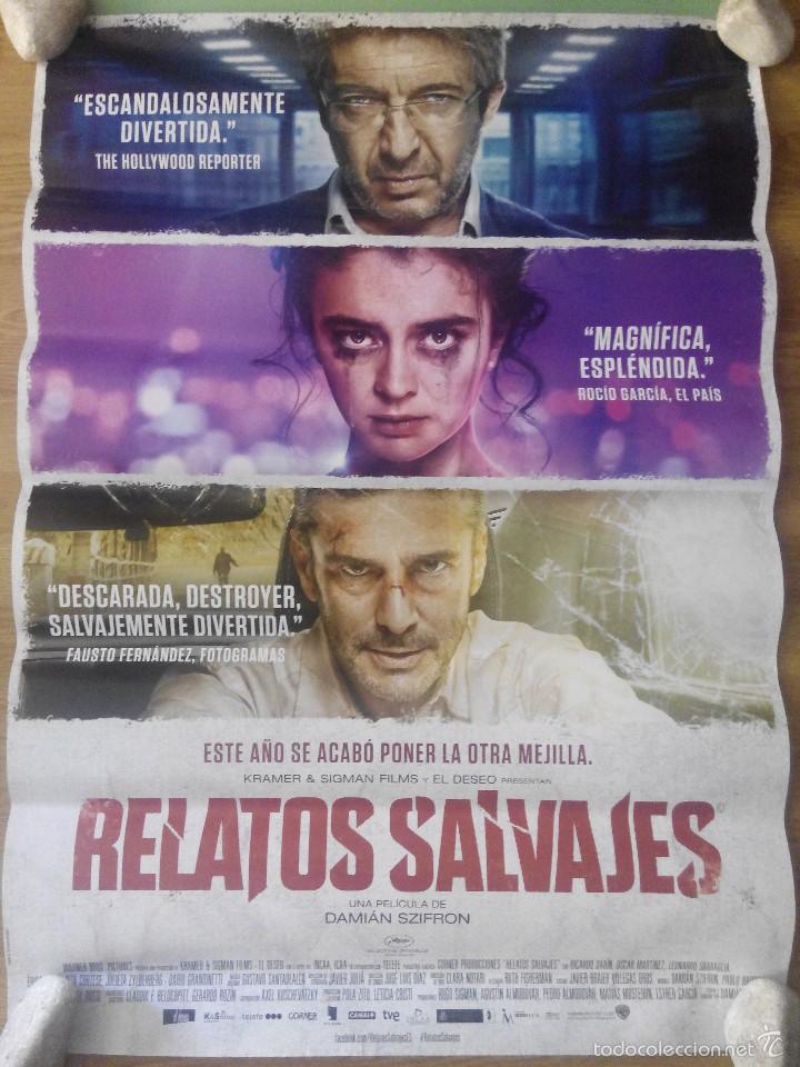 Cin&eacute;ma: Relatos salvajes - aprox 70x100 Cartel ORIGINAL cine (L29)