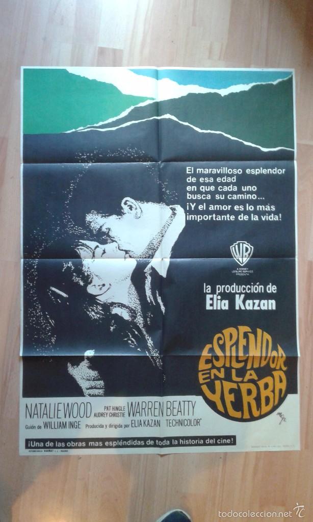 Cine: poster de la pelicula..esplendor en la yerba - Foto 1