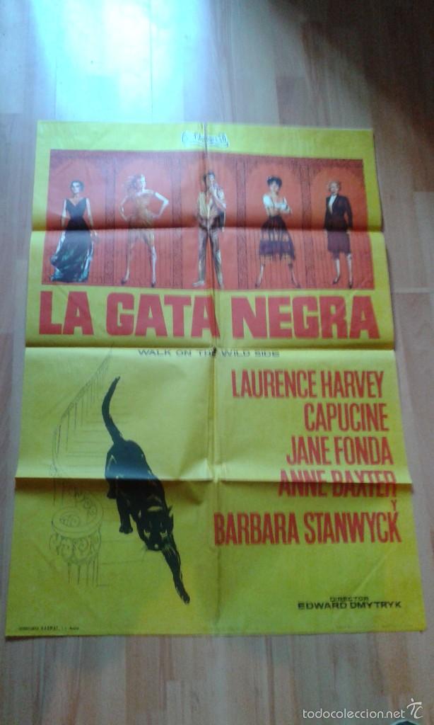 Cine: poster de la pelicula...la gata negra - Foto 1