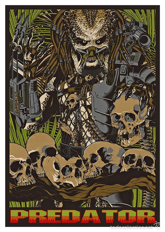 Cine: PREDATOR. L&Aacute;MINA CARTEL 45 X 32 CMS. - Foto 1