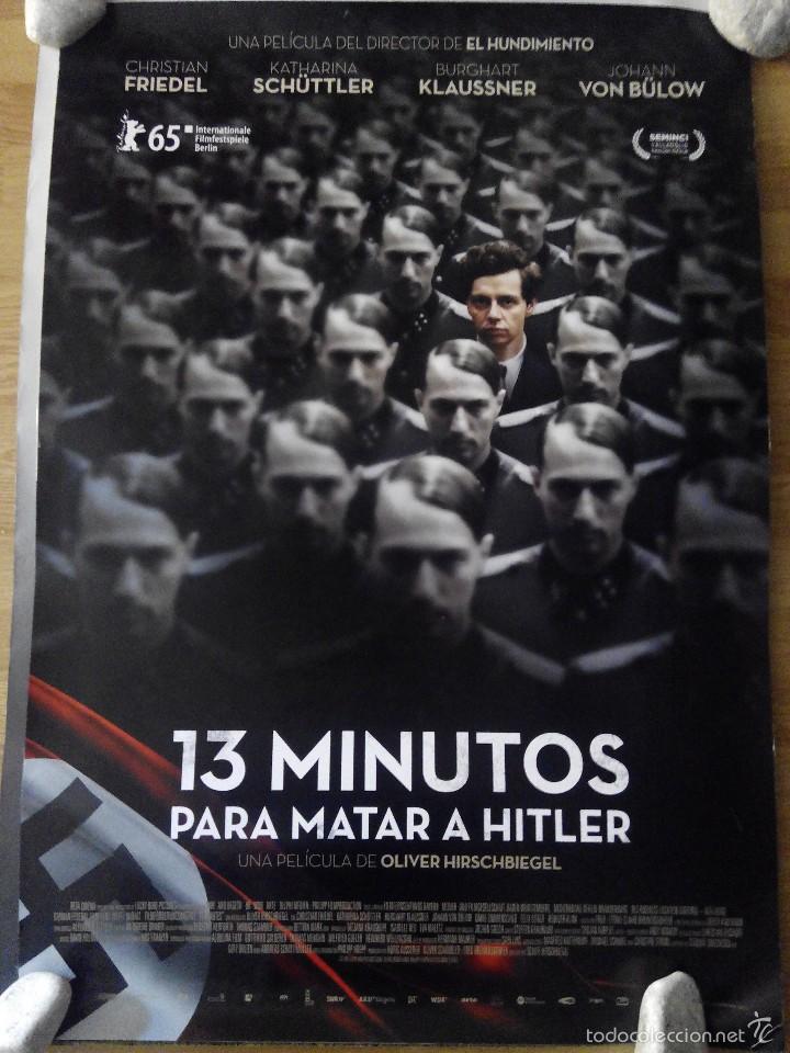 Cine: 13 minutos para matar a Hitler - aprox 70x100 Cartel ORIGINAL cine (L29)