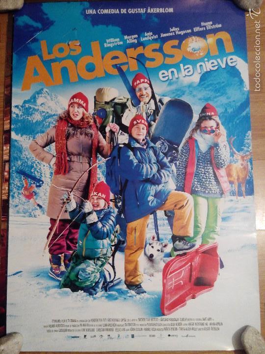 Cinema: Los Andersson en la nieve - aprox 70x100 Cartel ORIGINAL cine (L30)